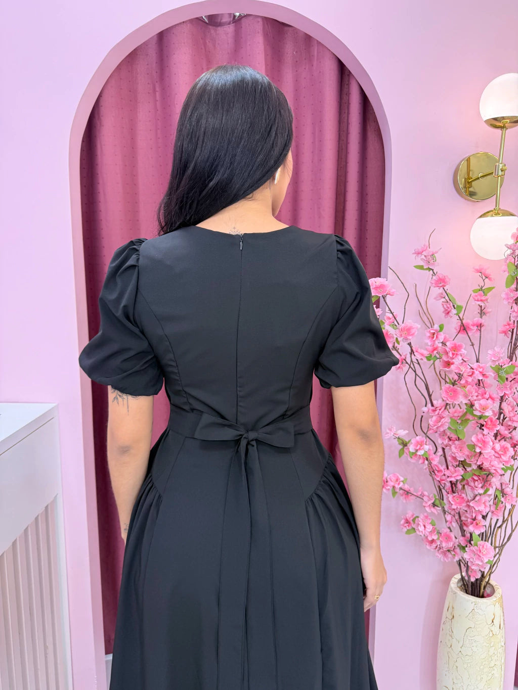 Vestido Social Clássico Preto