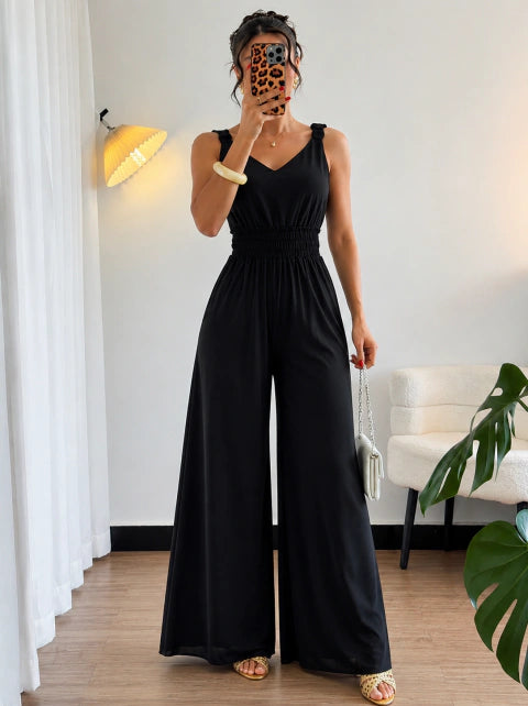 Macacão Virgínia Preto - Moda Evangelica